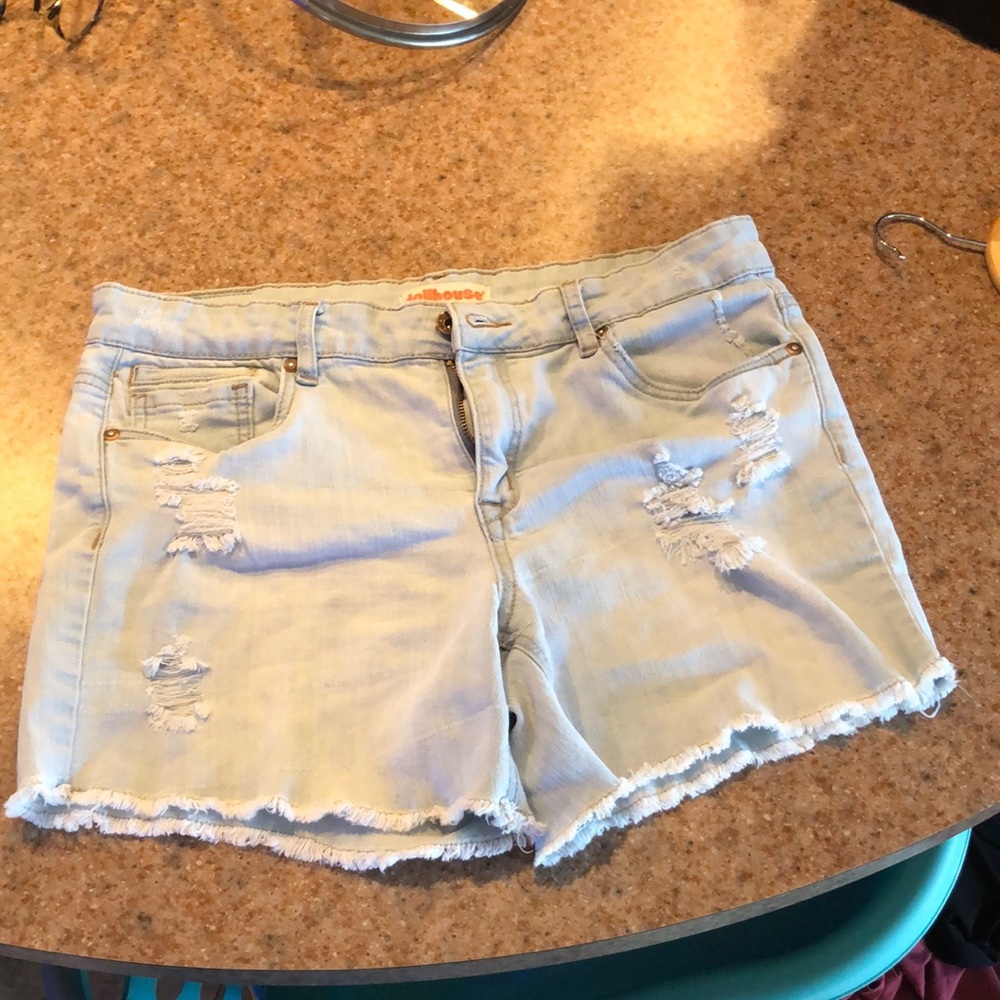 Dollhouse jean shorts